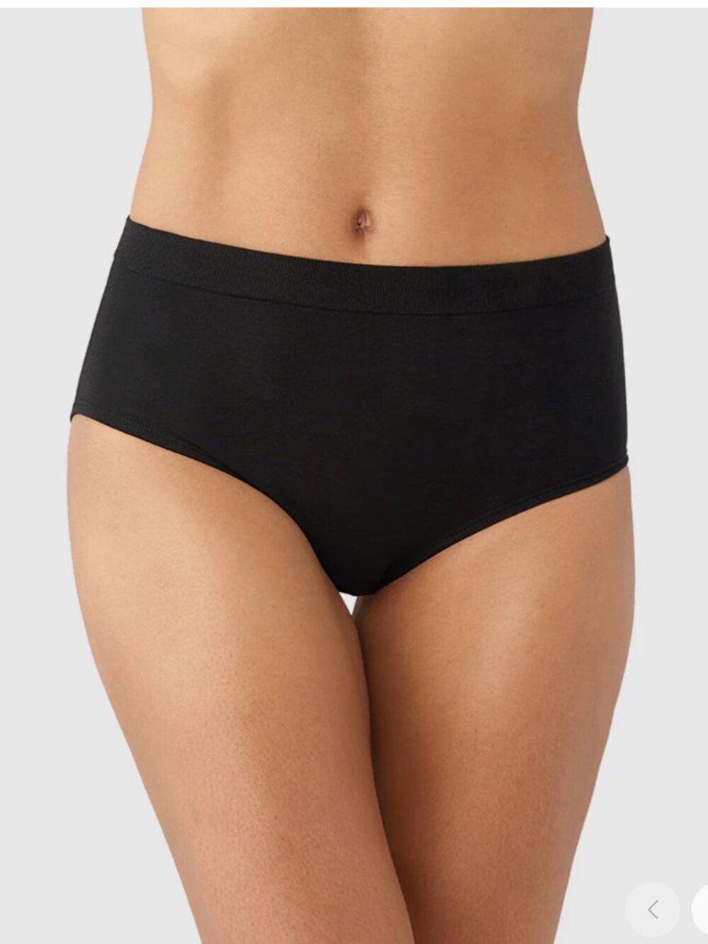 Wacoal Women's B-Smooth Natural Seamless Panties | M | Black | NWT